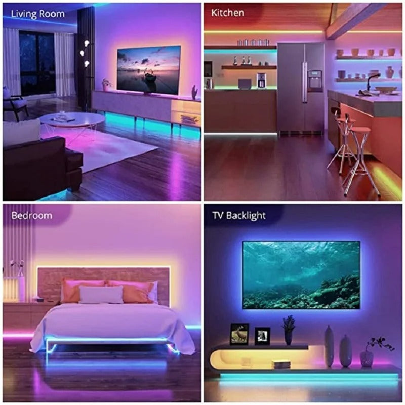 LED Strip Light Color USB RGB Tpae Bluetooth LED Strip Bedroom Decoration